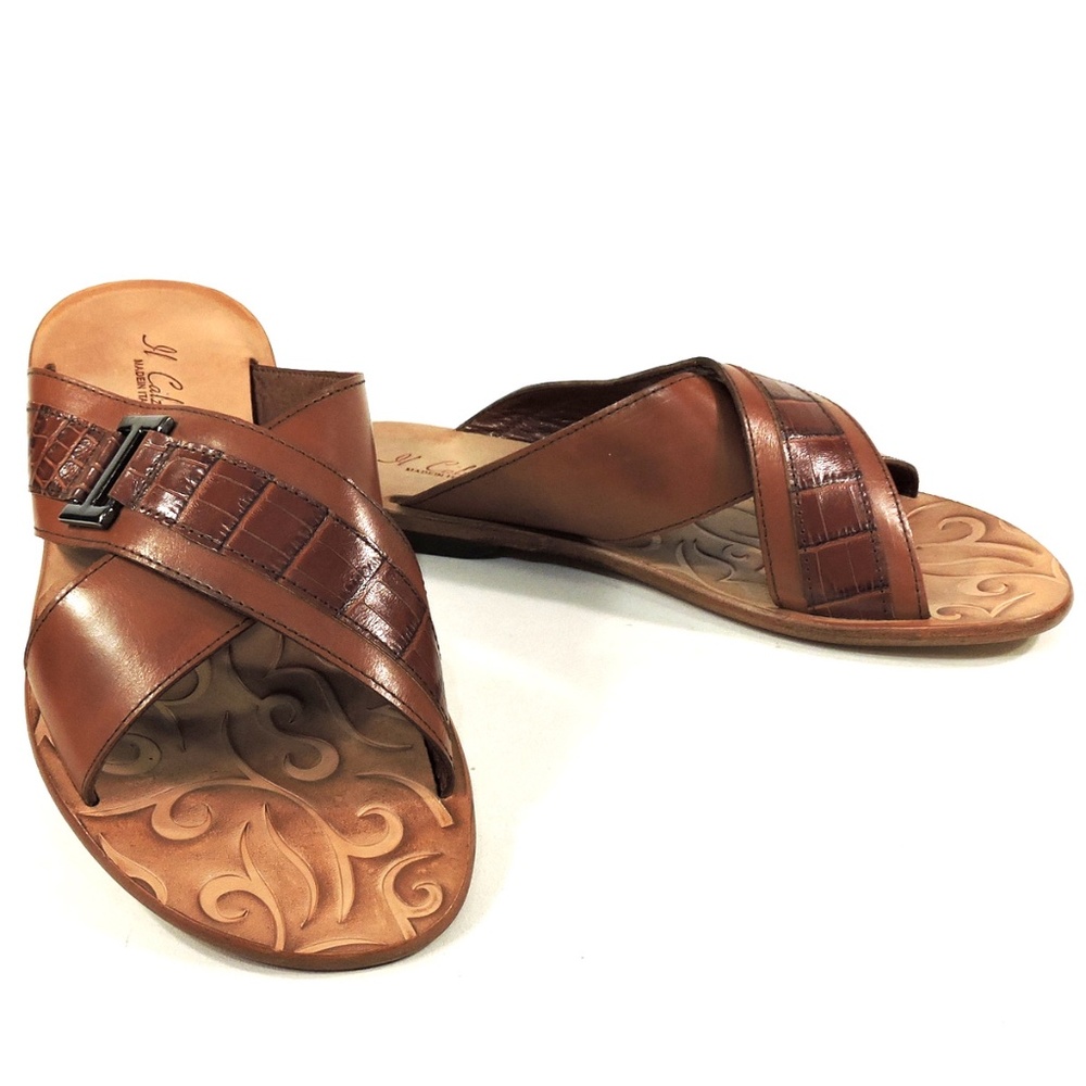 GOODMAN 🇮🇹 MEN'S LEATHER SUMMER SANDALS